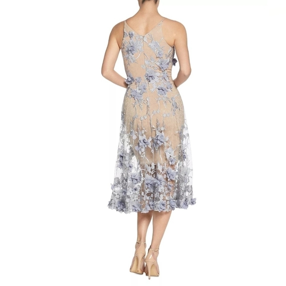 Dress the Population Audrey Floral Midi Dress Size Small - Picture 3 of 9